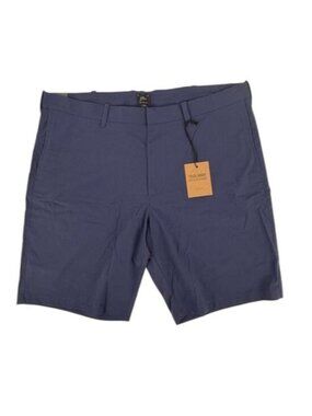 J.Crew Mens Tech Short Size 38 x 10.5  Navy Blue Stretch Performance H9326 NWT